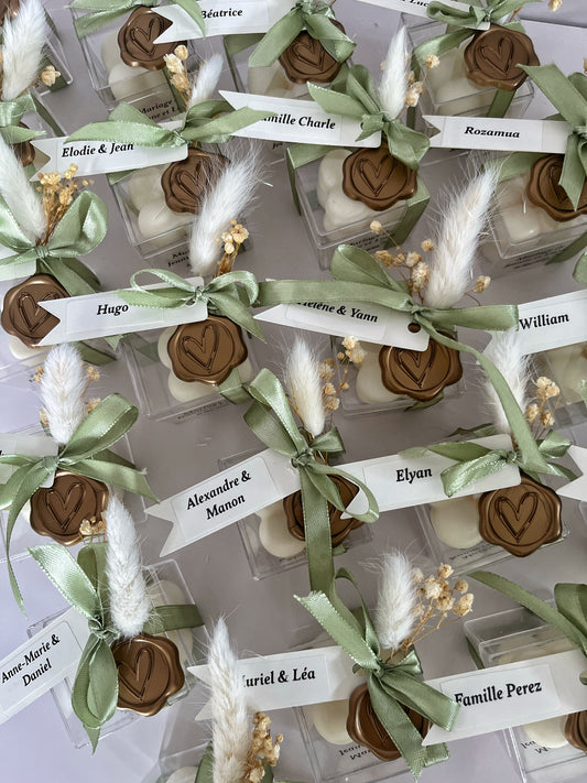 Bougies personnalisées - Edition Mariage